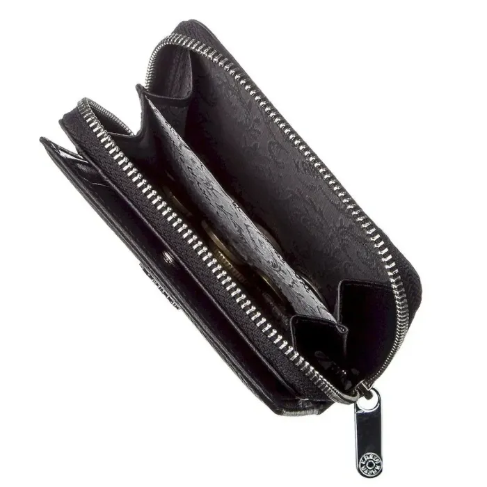 Жіночий гаманець на блискавці KARYA 17371 Чорний