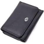 Жіночий горизонтальний гаманець ST Leather 19477 Чорний