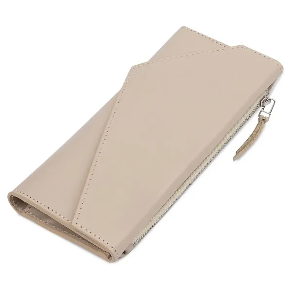 Класичний жіночий гаманець GRANDE PELLE 11521 Бежевий