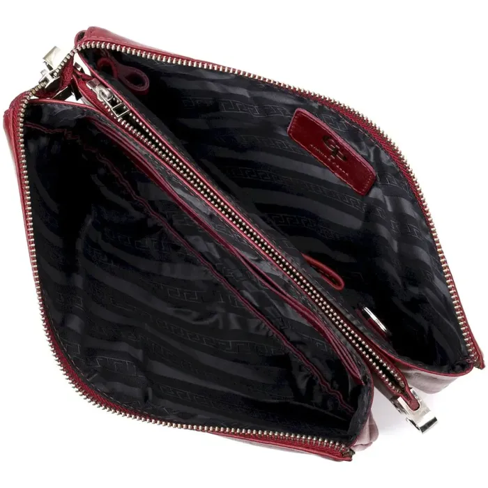 Жіночий клатч із натуральної шкіри GRANDE PELLE 11633 Марсала