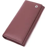 Жіночий гаманець горизонтального формату ST Leather 22515 Бордовий