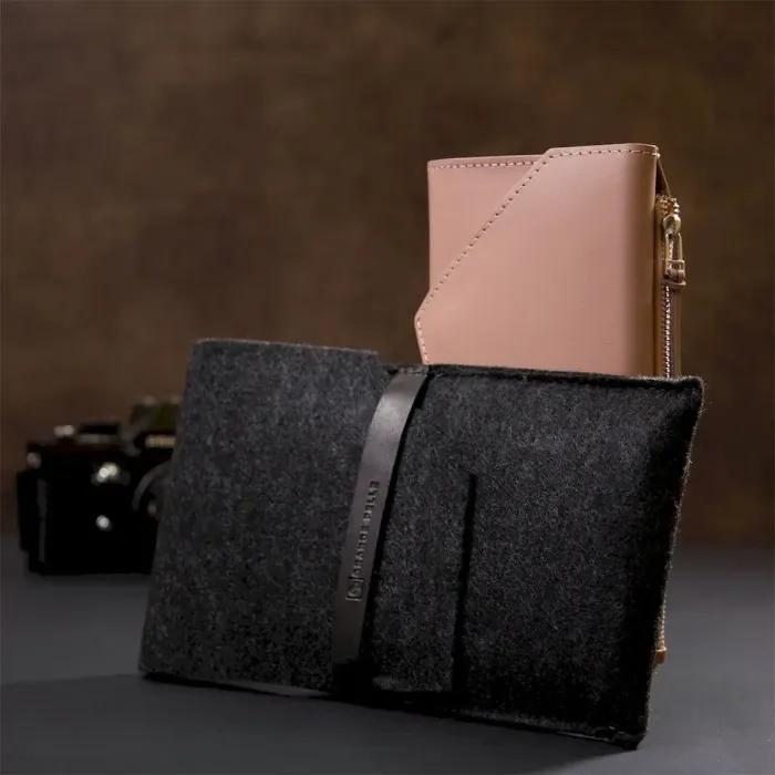 Жіночий гаманець GRANDE PELLE 11360 Рожевий