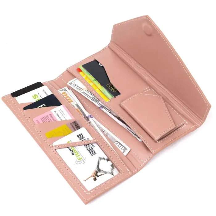 Жіночий гаманець GRANDE PELLE 11360 Рожевий