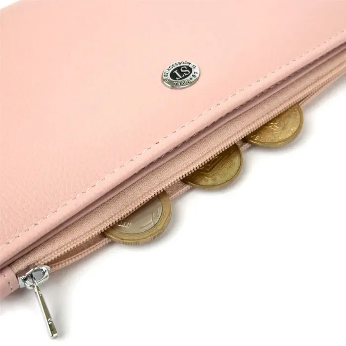 Жіночий гаманець ST Leather 19383 Рожевий