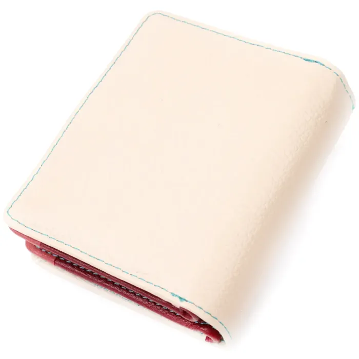 Жіночий гаманець із натуральної шкіри вертикального формату ST Leather 19440 Білий