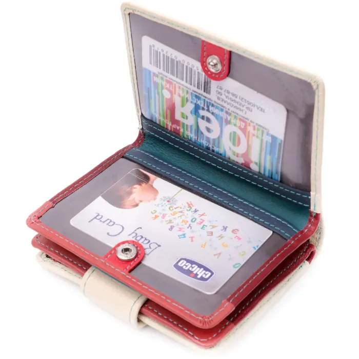 Жіночий гаманець із натуральної шкіри вертикального формату ST Leather 19440 Білий