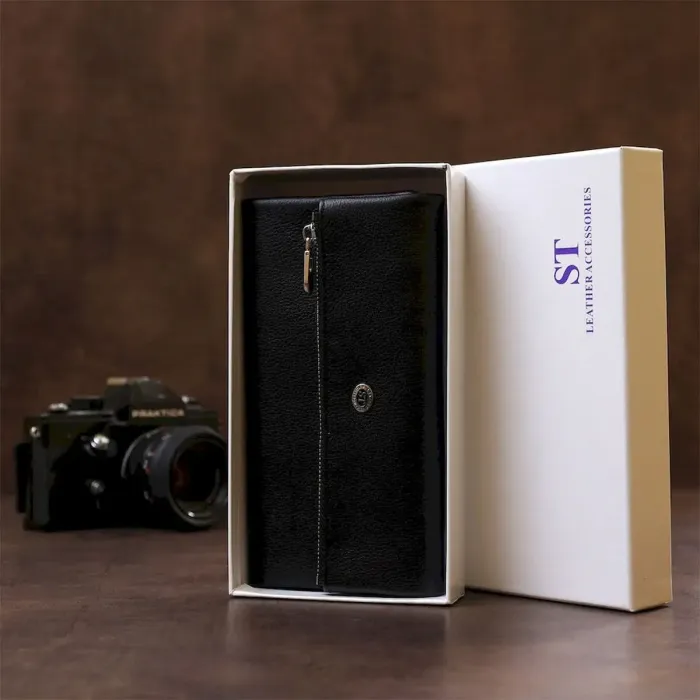 Жіночий гаманець ST Leather 20090 Чорний