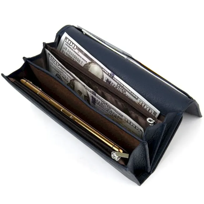 Жіночий гаманець ST Leather 19387 Темно-синій