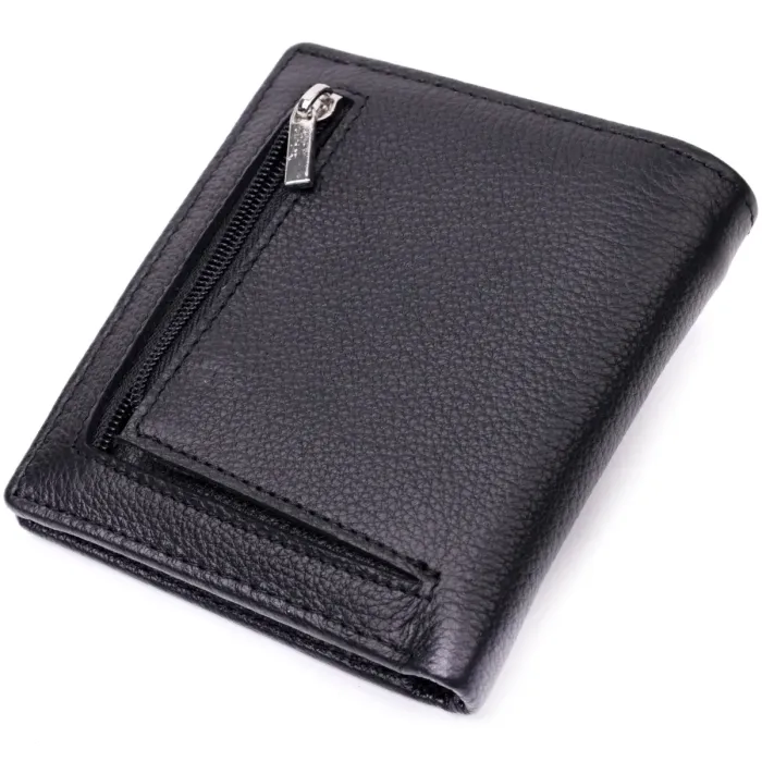 Жіночий гаманець в класичному чорному кольорі ST Leather 19466 Чорний