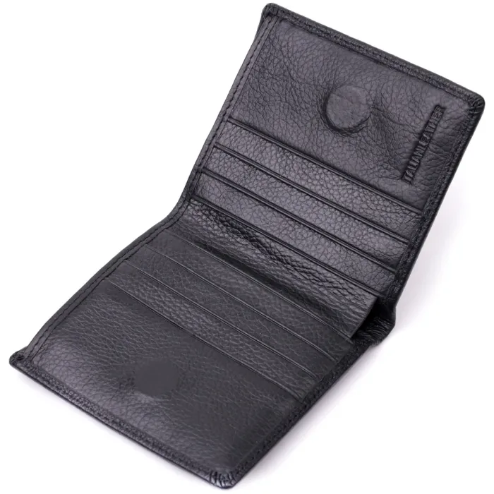 Жіночий гаманець в класичному чорному кольорі ST Leather 19466 Чорний