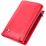 Жіночий гаманець в три складання з натуральної шкіри ST Leather 19469
