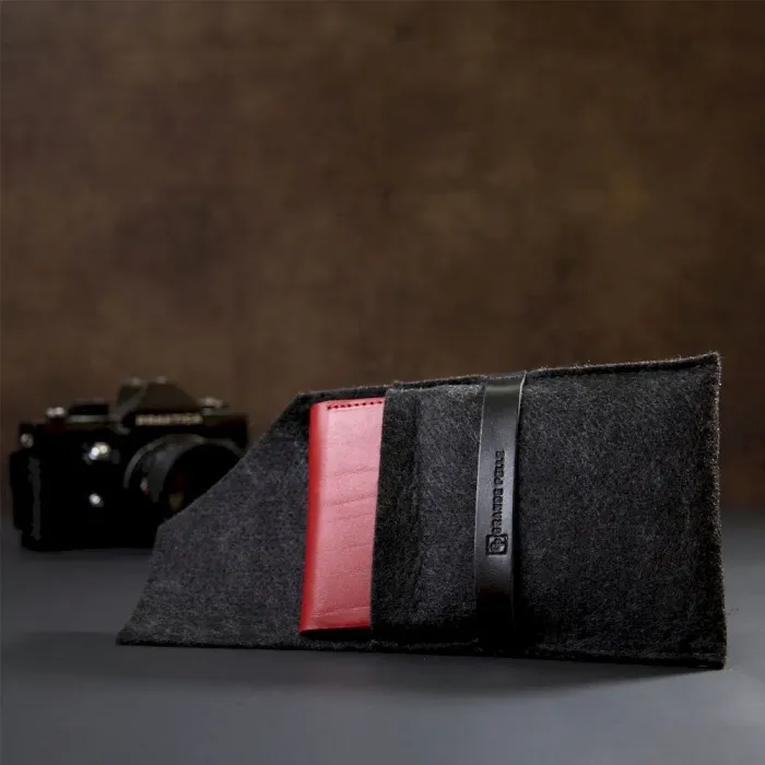 Шкіряний жіночий гаманець GRANDE PELLE 11365 Червоний