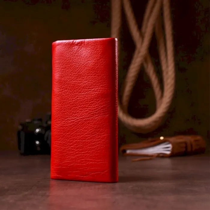 Шкіряний жіночий гаманець ST Leather 20091 Червоний