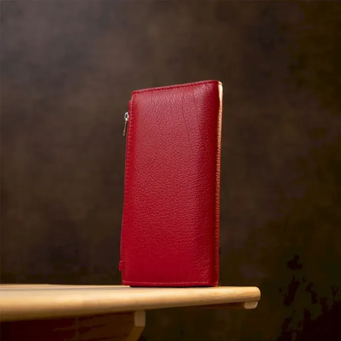 Шкіряний жіночий гаманець ST Leather 19381 Червоний