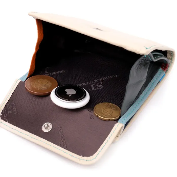 Красивий жіночий гаманець середнього розміру з натуральної шкіри ST Leather 19499