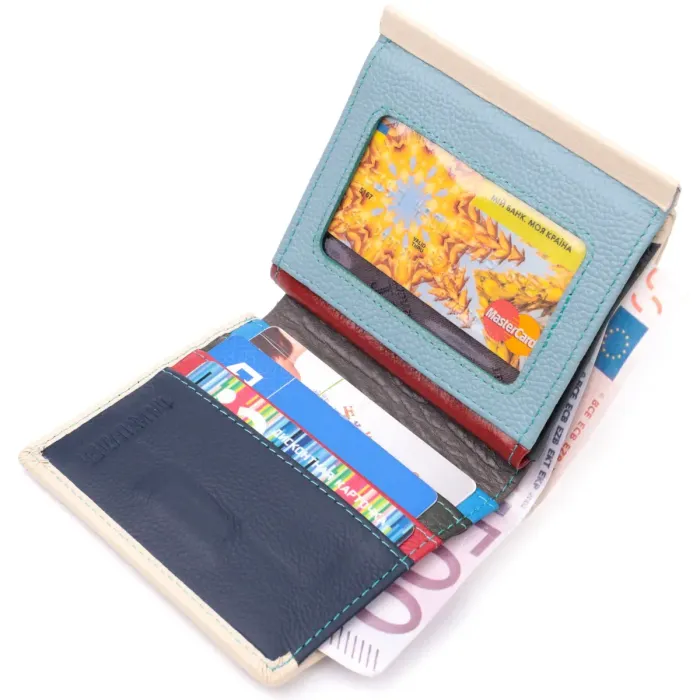 Красивий жіночий гаманець середнього розміру з натуральної шкіри ST Leather 19499