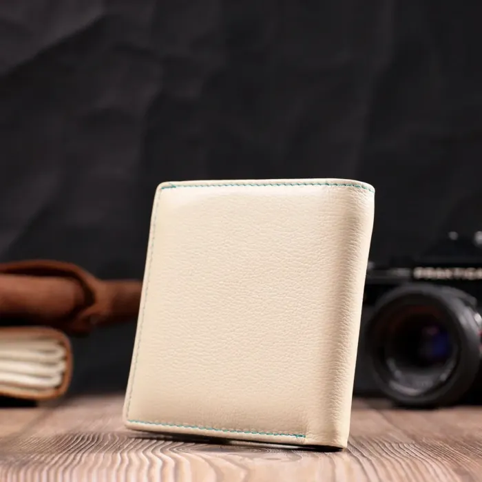 Красивий жіночий гаманець середнього розміру з натуральної шкіри ST Leather 19499