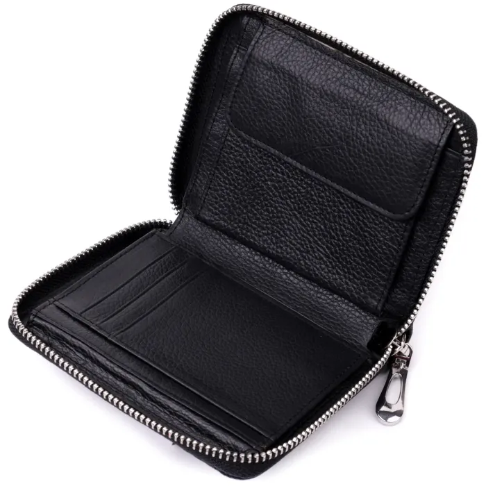 Відмінний жіночий гаманець з натуральної шкіри ST Leather 22449 Чорний