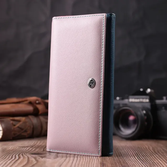 Жіночий практичний гаманець з натуральної шкіри ST Leather 22521