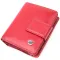 Жіночий вертикальний компактний гаманець із натуральної шкіри ST Leather 19437 Червоний