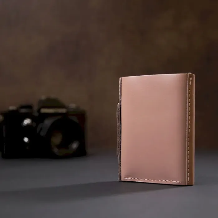 Жіноче шкіряне портмоне GRANDE PELLE 11366 Рожевий