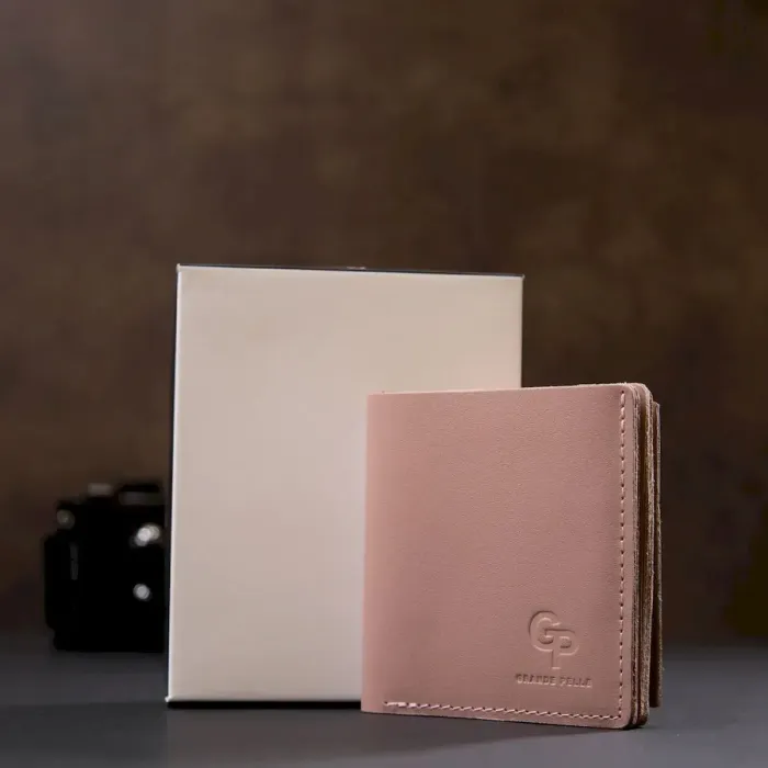 Жіноче портмоне з монетницею GRANDE PELLE 11370 Рожевий