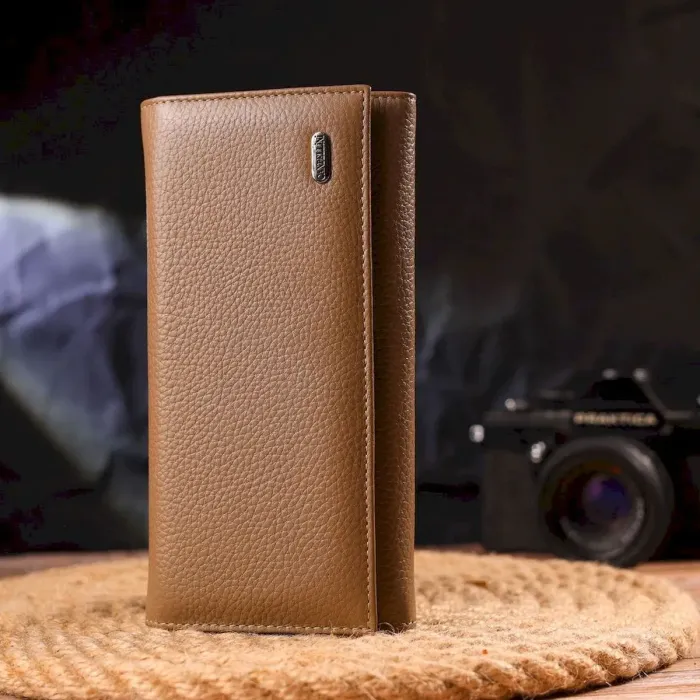 Жіноче портмоне з монетницею з натуральної шкіри CANPELLINI 21523 Бежеве