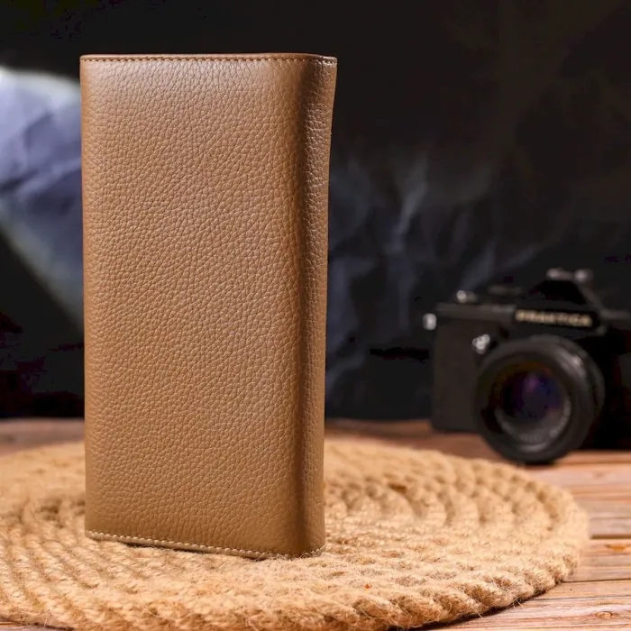 Жіноче портмоне з монетницею з натуральної шкіри CANPELLINI 21523 Бежеве